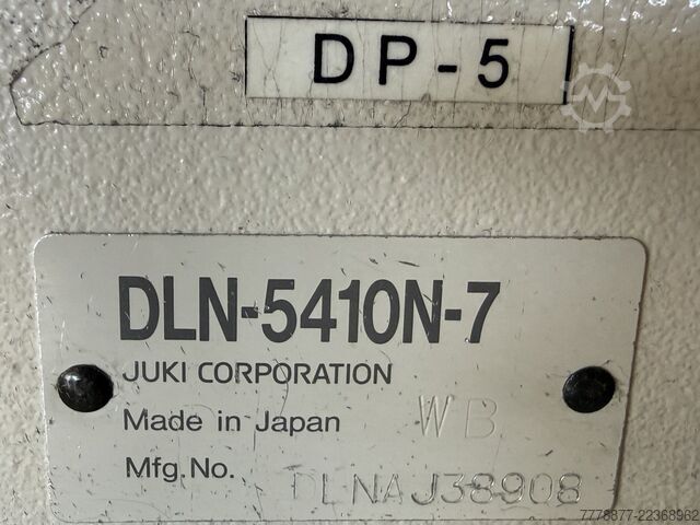 Sewing machine (LOT of 4) JUKI DLN-5410N-7