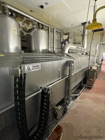Fleischverarbeitungsmaschine Berief HeatWave frying system