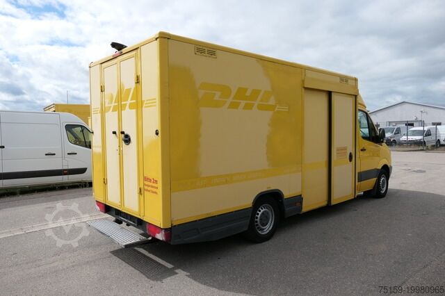 Box van mercedes-benz SPRINTER 310 CDI MAXI EURO-5 KOFFER DURCHGANG REGALE KAMERA