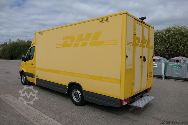 Box van mercedes-benz SPRINTER 310 CDI MAXI EURO-5 KOFFER DURCHGANG REGALE KAMERA