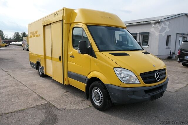 Box van mercedes-benz SPRINTER 310 CDI MAXI EURO-5 KOFFER REGALE KAMERA DURCHGANG