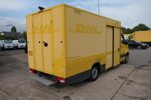 Box van mercedes-benz SPRINTER 310 CDI MAXI EURO-5 KOFFER REGALE KAMERA DURCHGANG