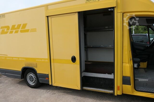 Box van mercedes-benz SPRINTER 310 CDI MAXI EURO-5 KOFFER REGALE KAMERA DURCHGANG