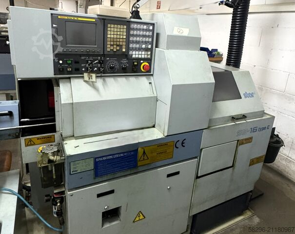 Langdrehautomat mit Stangenlader STAR Micronics SB 16 C Type 480