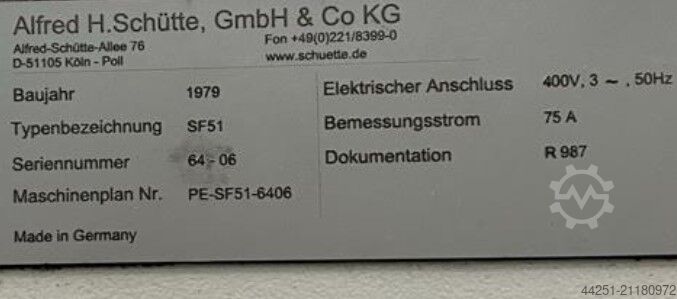 6-Spindel Drehautomat Schütte SF51