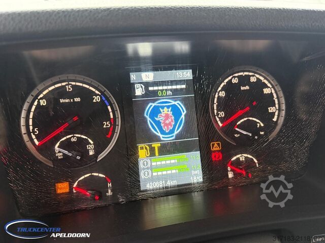 Fahrgestell mit Fahrerhaus Scania P410 6x2, Stuuras, Retarder, ADR, Euro 6