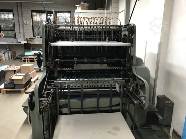 Plug cylinder press with sheet for sheet insertion Nebiolo Saturnia 65x95 cm