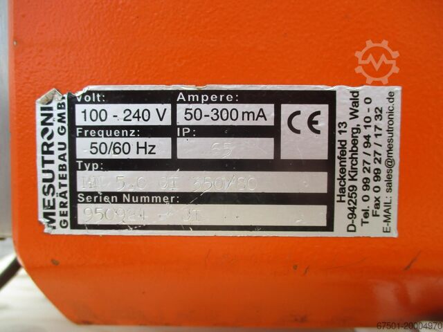 Metall-Detektor Mesutronic Metalldetektor MN 5.0 350/80 (3299)