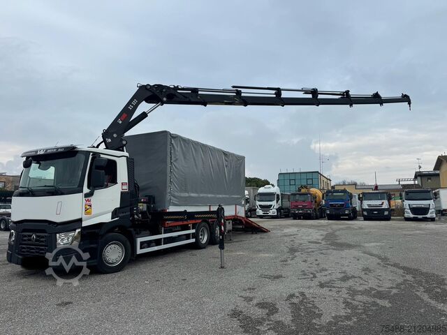 Pritsche + Kran HIAB XS 322-6 Renault T 380