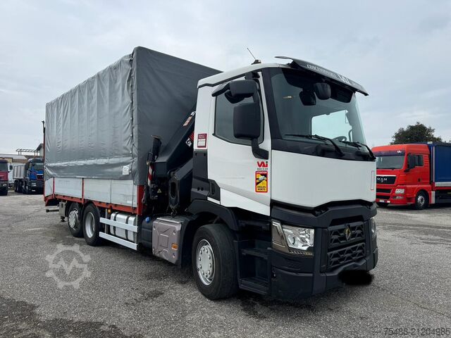 Pritsche + Kran HIAB XS 322-6 Renault T 380