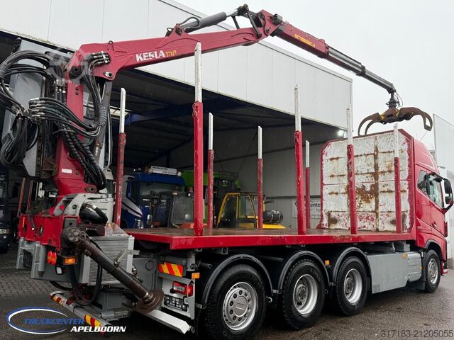 Holztransporter Volvo FH 650 8x4 Reductie assen, Kesla 2112T