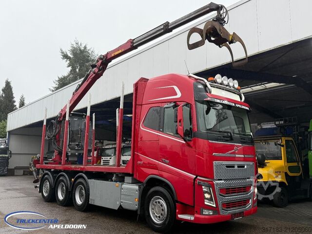 Plattformanhänger Volvo FH 16 - 650 8x4 Reductie assen, Kesla 2112T