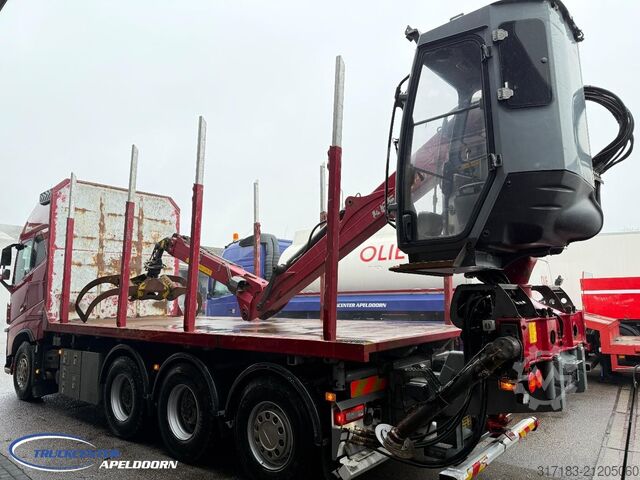 Plattformanhänger Volvo FH 16 - 650 8x4 Reductie assen, Kesla 2112T