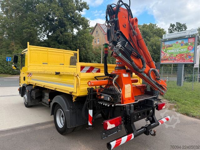 Transporter mit Kipper MAN TGM 8.180 Kipper KRAN Greifer