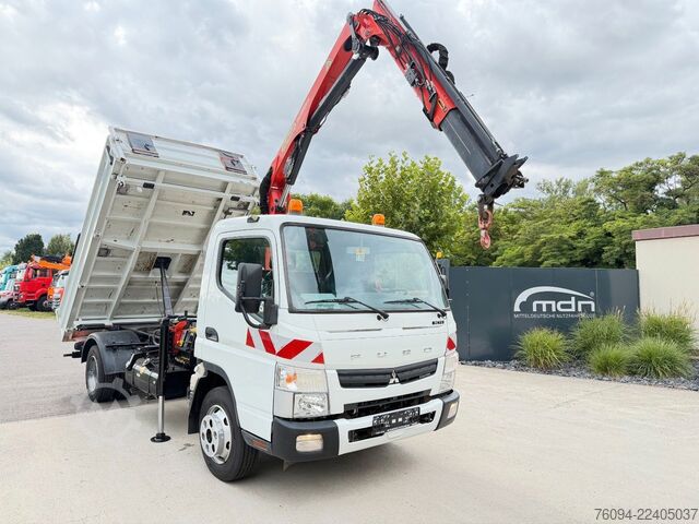 Autokranwagen FUSO Canter 7C15 Kipper KRAN Palfinger AHK  3to