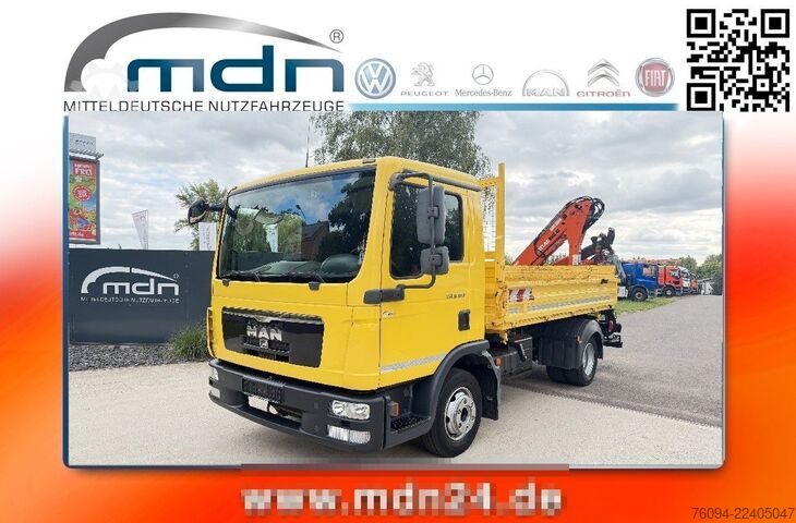 Dreiseitenkipper MAN TGM 8.180 Kipper KRAN Greifer