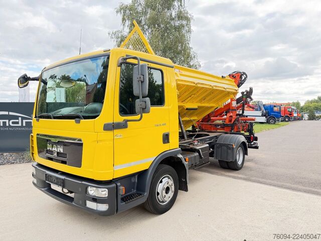 Dreiseitenkipper MAN TGM 8.180 Kipper KRAN Greifer
