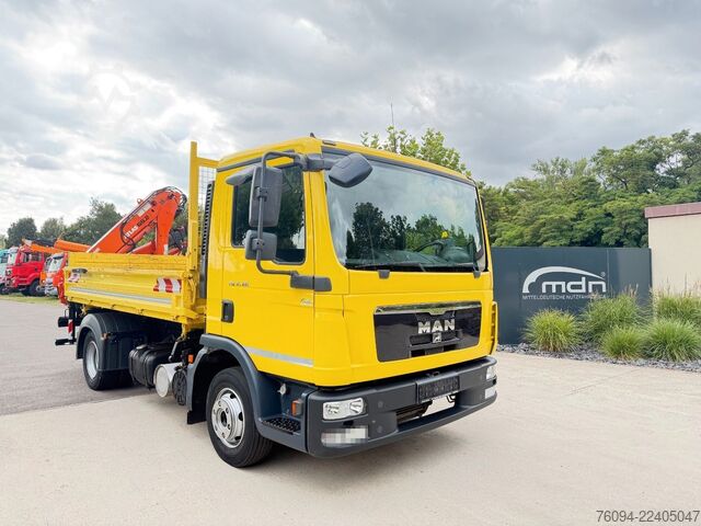 Dreiseitenkipper MAN TGM 8.180 Kipper KRAN Greifer