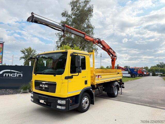 Autokranwagen MAN TGM 8.180 Kipper KRAN Greifer