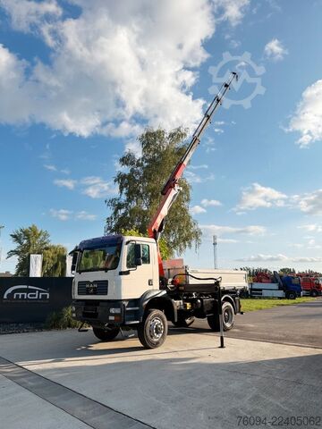 Autokran MAN TGM 18.330 4x4 Kipper KRAN 17m FUNK AHK