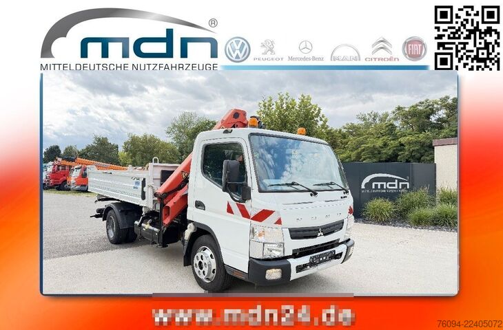 Dreiseitenkipper FUSO Canter 7C15 Kipper KRAN Palfinger AHK  3to
