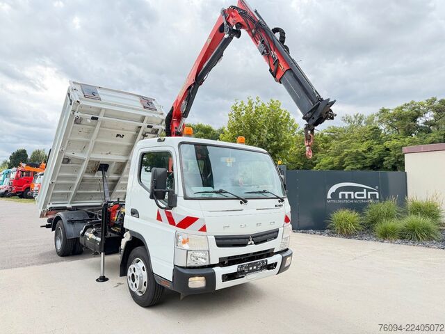 Dreiseitenkipper FUSO Canter 7C15 Kipper KRAN Palfinger AHK  3to