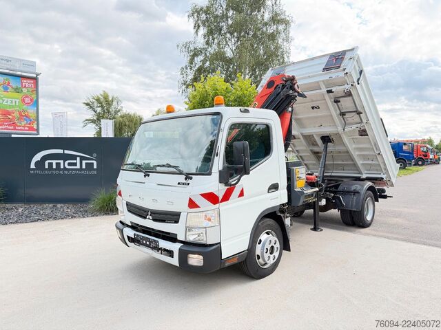 Dreiseitenkipper FUSO Canter 7C15 Kipper KRAN Palfinger AHK  3to