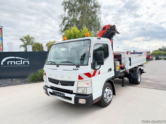 Dreiseitenkipper FUSO Canter 7C15 Kipper KRAN Palfinger AHK  3to