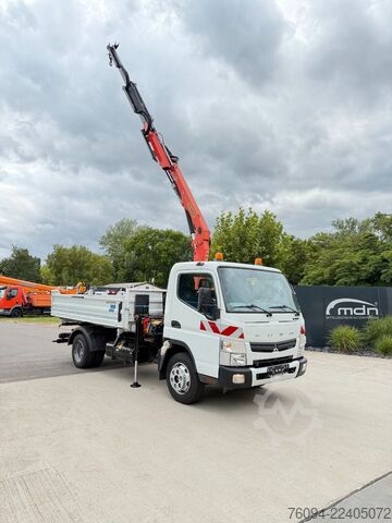 Dreiseitenkipper FUSO Canter 7C15 Kipper KRAN Palfinger AHK  3to