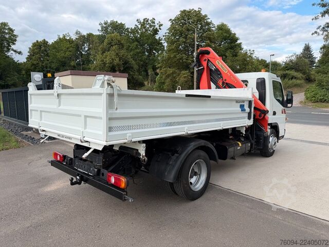 Dreiseitenkipper FUSO Canter 7C15 Kipper KRAN Palfinger AHK  3to