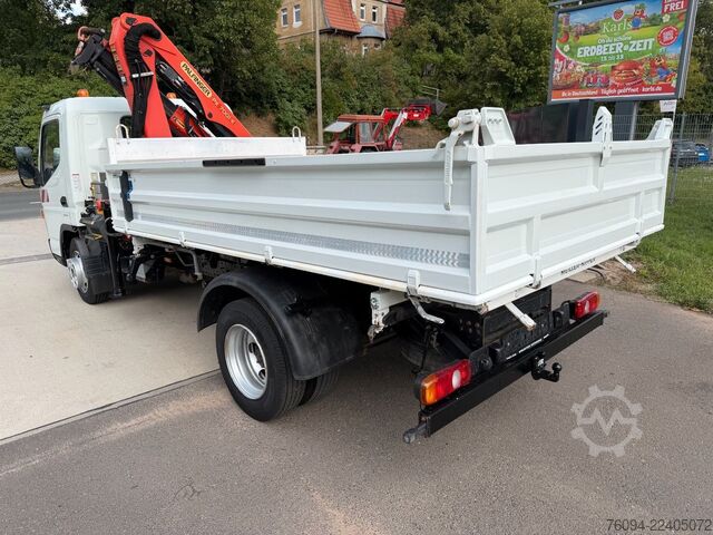 Dreiseitenkipper FUSO Canter 7C15 Kipper KRAN Palfinger AHK  3to