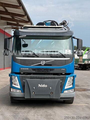 Roll-off tipper truck VOLVO FM 410 8x4 BL Tridem VDL & ATLAS 206.3E LK *10 m