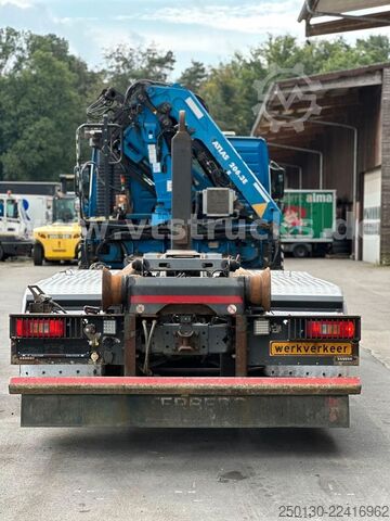 Roll-off tipper truck VOLVO FM 410 8x4 BL Tridem VDL & ATLAS 206.3E LK *10 m