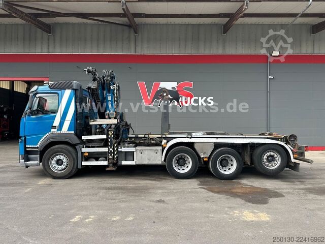 Roll-off tipper truck VOLVO FM 410 8x4 BL Tridem VDL & ATLAS 206.3E LK *10 m