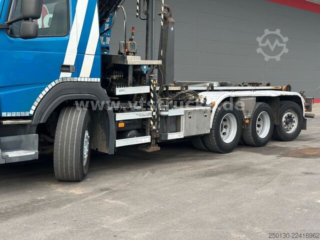 Roll-off tipper truck VOLVO FM 410 8x4 BL Tridem VDL & ATLAS 206.3E LK *10 m
