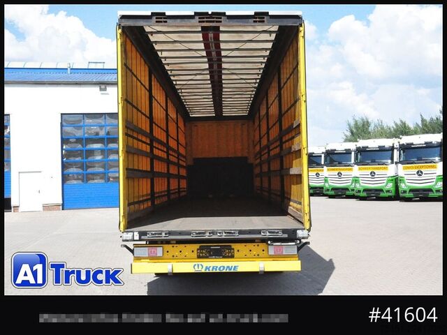 Open semitrailer with tarp KRONE Mega, VDI 2700, Code XL, RSAB, Ice Protect.