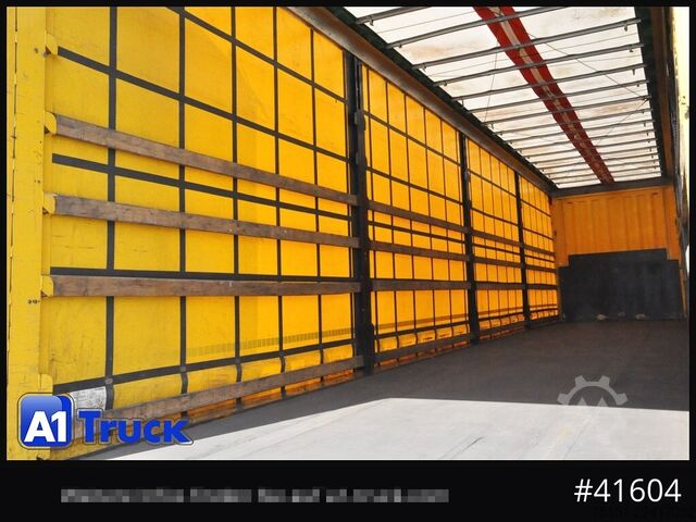Open semitrailer with tarp KRONE Mega, VDI 2700, Code XL, RSAB, Ice Protect.