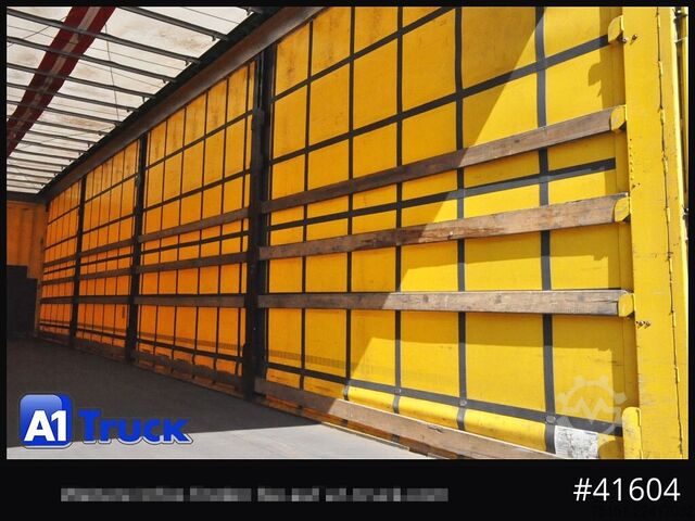 Open semitrailer with tarp KRONE Mega, VDI 2700, Code XL, RSAB, Ice Protect.