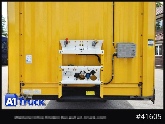 Open semitrailer with tarp KRONE Mega, VDI 2700, Code XL, RSAB, Ice Protect.