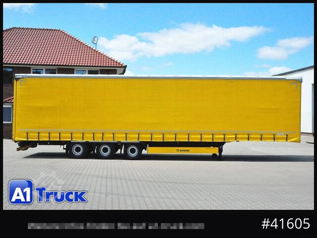 Open semitrailer with tarp KRONE Mega, VDI 2700, Code XL, RSAB, Ice Protect.