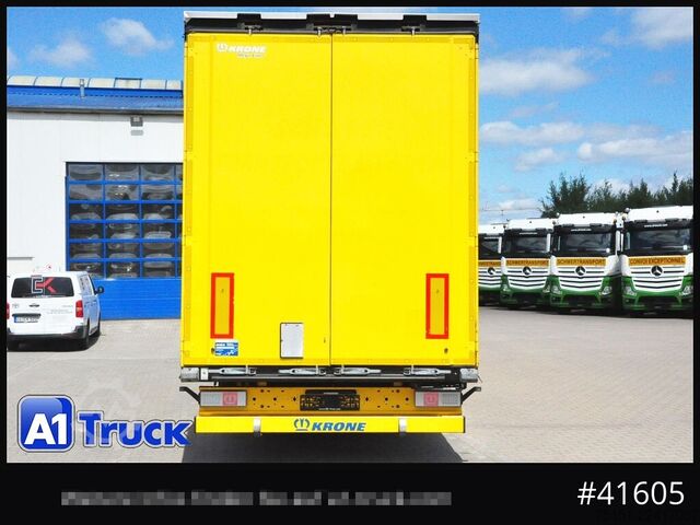 Open semitrailer with tarp KRONE Mega, VDI 2700, Code XL, RSAB, Ice Protect.