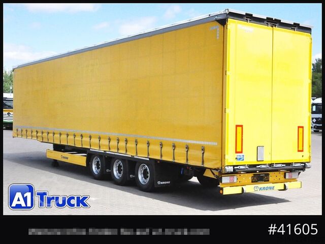 Open semitrailer with tarp KRONE Mega, VDI 2700, Code XL, RSAB, Ice Protect.