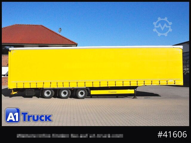 Open semitrailer with tarp KRONE Mega, VDI 2700, Code XL, RSAB, Ice Protect.