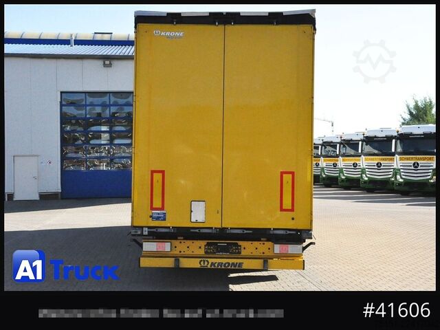 Open semitrailer with tarp KRONE Mega, VDI 2700, Code XL, RSAB, Ice Protect.