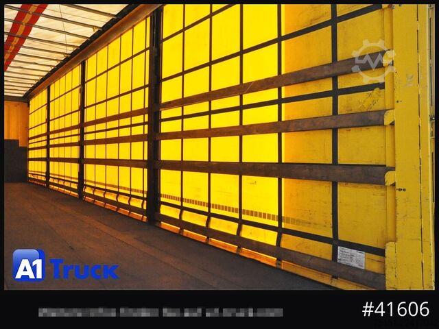 Open semitrailer with tarp KRONE Mega, VDI 2700, Code XL, RSAB, Ice Protect.