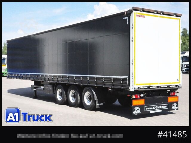 Open semitrailer with tarp KOEGEL S 24 Tautliner, Alufelgen, neue Plane, VDI 2700
