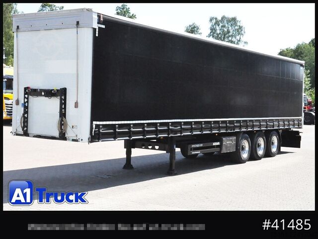 Open semitrailer with tarp KOEGEL S 24 Tautliner, Alufelgen, neue Plane, VDI 2700