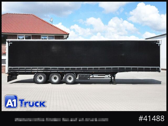 Open semitrailer with tarp KOEGEL S 24 Tautliner, Alufelgen, neue Plane, VDI 2700