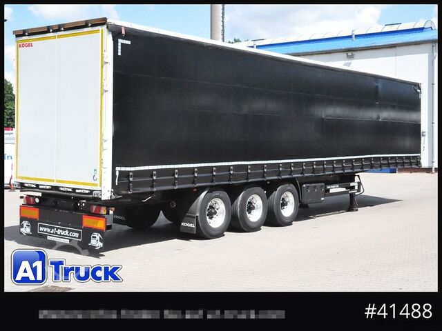 Open semitrailer with tarp KOEGEL S 24 Tautliner, Alufelgen, neue Plane, VDI 2700
