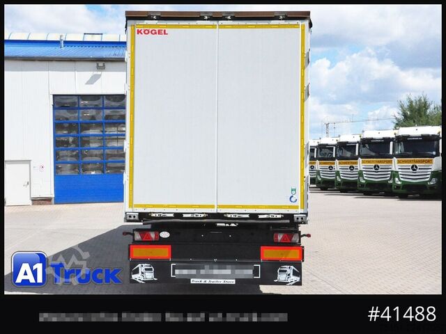 Open semitrailer with tarp KOEGEL S 24 Tautliner, Alufelgen, neue Plane, VDI 2700